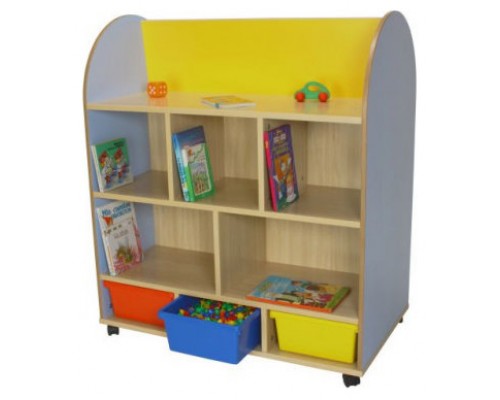 MUEBLE EXPOSITOR DE LIBROS OVALADO HAYA MOBEDUC 602102HR18 (Espera 4 dias)