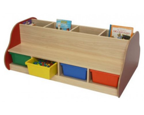 BANCO LIBRERÍA DOBLE 8 NIÑOS HAYA MOBEDUC 602109HP18 (Espera 4 dias)