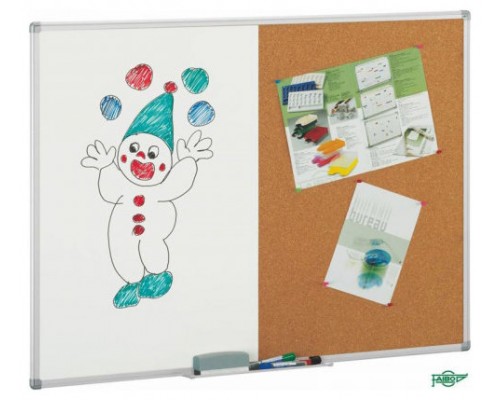 PIZARRA CORCHO / BLANCA DE DOBLE USO 90X120 CM FAIBO 603-3T (Espera 4 dias) PIZARRA CORCHO / BLANCA DE DOBLE USO 90X120 CM FAIBO 603-3T (Espera 4 dias)