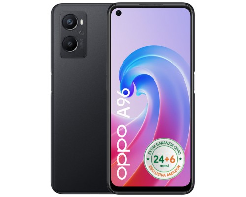 OPPO A96 16,7 cm (6.59") SIM doble Android 11 4G USB Tipo C 8 GB 128 GB 5000 mAh Negro (Espera 4 dias)