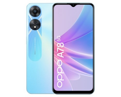 OPPO A78 5G 16,7 cm (6.56") SIM doble Android 13 USB Tipo C 4 GB 128 GB 5000 mAh Azul (Espera 4 dias)