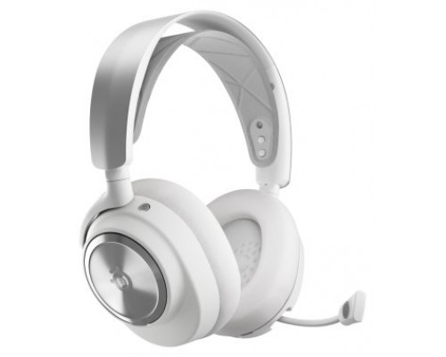 Steelseries Arctis Nova Pro Wireless Auriculares Inalámbrico y alámbrico Diadema Juego Bluetooth Plata, Blanco (Espera 4 dias)