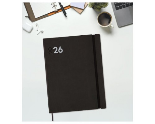AGENDA 2026 DYNAMIC MARA Y12 210X270MM DIA PAGINA NEGRO FINOCAM 621186026 (Espera 4 dias)