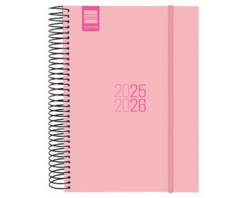 AGENDA ESCOLAR 2025-2026 ESPIR E10-155X212 1DIA PAGINA ROSA+ FINOCAM 633120226 (Espera 4 dias)