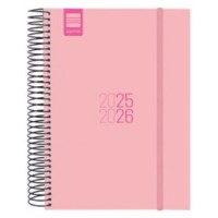AGENDA ESCOLAR 2025-2026 ESPIR E10-155X212 1DIA PAGINA NEGRO+ FINOCAM 633126026 (Espera 4 dias)