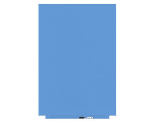 PIZARRA SIN MARCO SKINWHITEBOARD COLOR AZUL LUMINOSO ESCALA DE AZULES. MEDIDA 75X115CM MAGNÉTICA MODULAR ROCADA 6420R-630 (Espera 4 dias)