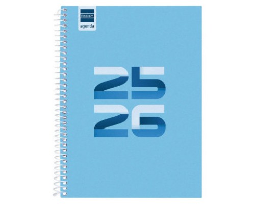 AGENDA ESCOLAR 2025-2026 COOL 4º 155X212 SEMANA VISTA HORIZONTAL AZUL+ FINOCAM 645040126 (Espera 4 dias)
