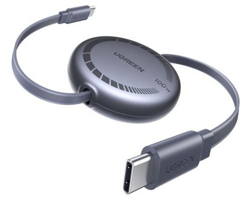 UGREEN USB-C TO USB-C PD FAST CHARGING RETRACTABLE CABLE 100W MAX 1M (Espera 4 dias)