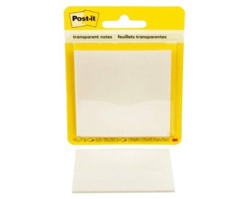 PACK 36 HOJAS DE NOTAS TRANSPARENTES 600 TRSPT 73X73MM. POST (Espera 4 dias)
