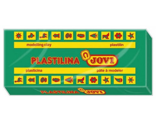 CAJA 15 PASTILLAS PLASTILINA 150 G - VERDE OSCURO JOVI 7111 (Espera 4 dias)