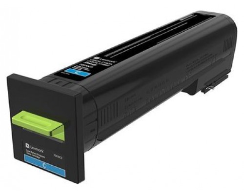 Lexmark CS820, CX82x, CX860 Cartucho de toner cian Retornable