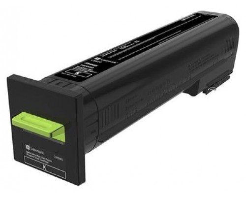 Lexmark CS820, CX82x, CX860 Cartucho de toner negro rendimiento extra alto Retornable (33K)