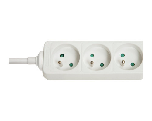 Lindy 73120 base m&uacute;ltiple 3 salidas AC Interior Blanco (Espera 4 dias)