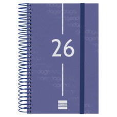 AGENDA 2026 BASIC YEAR E5 117X181MM DIA PAGINA AZUL FINOCAM 741091026 (Espera 4 dias)