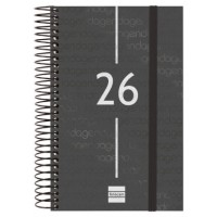 AGENDA 2026 BASIC YEAR E5 117X181MM DIA PAGINA NEGRO FINOCAM 741096026 (Espera 4 dias)