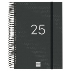 AGENDA 2025 BASIC YEAR E10 155X212MM DIA PAGINA NEGRO FINOCAM 741106025 (Espera 4 dias)