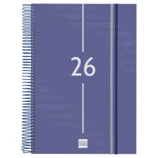 AGENDA 2026 BASIC YEAR E40 210X297MM DIA PAGINA AZUL FINOCAM 741111026 (Espera 4 dias)