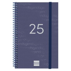 AGENDA 2025 BASIC YEAR E5 117X181MM SEMANA VISTA HORIZONTAL AZUL FINOCAM 741441025 (Espera 4 dias)