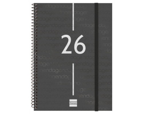 AGENDA 2026 BASIC YEAR E10 155X212MM SEMANA VISTA HORIZONTAL NEGRO FINOCAM 741456026 (Espera 4 dias)