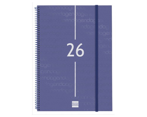 AGENDA 2026 BASIC YEAR E40 210X297MM SEMANA VISTA HORIZONTAL AZUL FINOCAM 741461026 (Espera 4 dias)