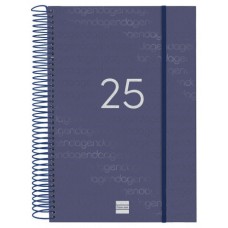 AGENDA 2025 BASIC YEAR E11 165X242MM DIA PAGINA AZUL FINOCAM 742071025 (Espera 4 dias)