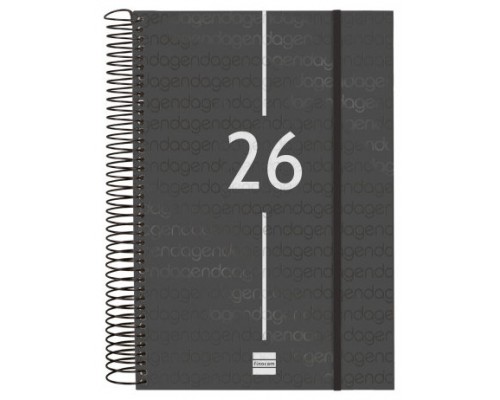 AGENDA 2026 BASIC YEAR E11 165X242MM DIA PAGINA NEGRO FINOCAM 742076026 (Espera 4 dias)