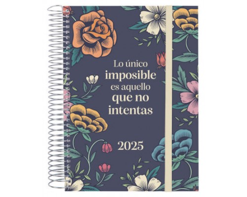 AGENDA 2025 TRENDY DESIGN E10 155X212MM DIA PAGINA IMPOSIBLE FINOCAM 742312525 (Espera 4 dias)