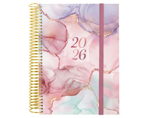 AGENDA 2026 TRENDY DESIGN E10 155X212MM DIA PAGINA GOLDY FINOCAM 742312626 (Espera 4 dias)