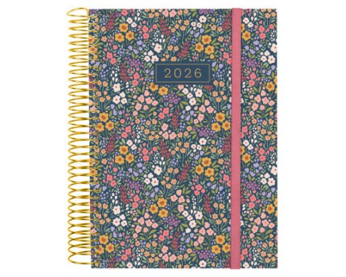 AGENDA 2026 TRENDY DESIGN E10 155X212MM DIA PAGINA FLORA FINOCAM 742313026 (Espera 4 dias)
