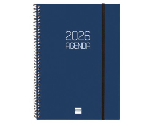 AGENDA 2026 BASIC OPAQUE E10 155X212MM SEMANA VISTA HORIZONTAL AZUL FINOCAM 742761026 (Espera 4 dias)