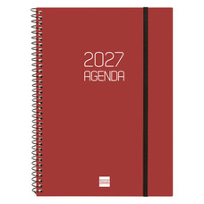 AGENDA 2027 BASIC OPAQUE E10 155X212MM SEMANA VISTA HORIZONTAL BURDEOS FINOCAM 742767427 (Espera 4 dias) AGENDA 2027 BASIC OPAQUE E10 155X212MM SEMANA VISTA HORIZONTAL BURDEOS FINOCAM 742767427 (Espera 4 dias)