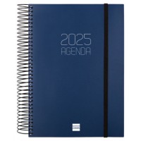 AGENDA 2025 BASIC OPAQUE E10 155X212MM DIA PAGINA AZUL FINOCAM 742911025 (Espera 4 dias)