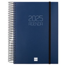 AGENDA 2025 BASIC OPAQUE E10 155X212MM DIA PAGINA AZUL FINOCAM 742911025 (Espera 4 dias)