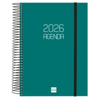 AGENDA 2026 BASIC OPAQUE E10 155X212MM DIA PAGINA VERDE FINOCAM 742912026 (Espera 4 dias)
