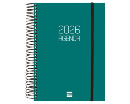 AGENDA 2026 BASIC OPAQUE E10 155X212MM DIA PAGINA VERDE FINOCAM 742912026 (Espera 4 dias)