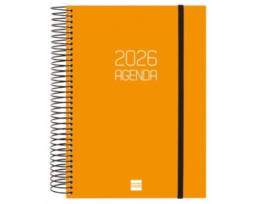 AGENDA 2026 BASIC OPAQUE E10 155X212MM DIA PAGINA NARANJA FINOCAM 742912926 (Espera 4 dias)