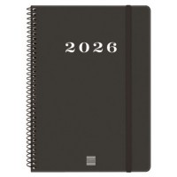 AGENDA 2026 BASIC MY E10 155X212MM SEMANA VISTA HORIZONTAL NEGRO FINOCAM 743506026 (Espera 4 dias)
