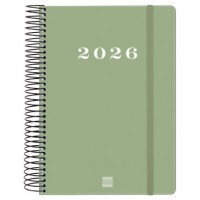 AGENDA 2026 BASIC MY E10 155X212MM DIA PAGINA VERDE FINOCAM 743522026 (Espera 4 dias)