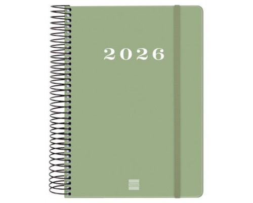 AGENDA 2026 BASIC MY E10 155X212MM DIA PAGINA VERDE FINOCAM 743522026 (Espera 4 dias)