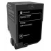 Lexmark CS720, CS725, CX725 Cartucho de toner negro Retornable