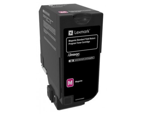 Lexmark CS720, CS725, CX725 Cartucho de toner magenta Retornable