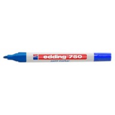 MARCADOR PERMANENTE 2-4MM 750 AZUL EDDING 750-3 (MIN10) (Espera 4 dias)