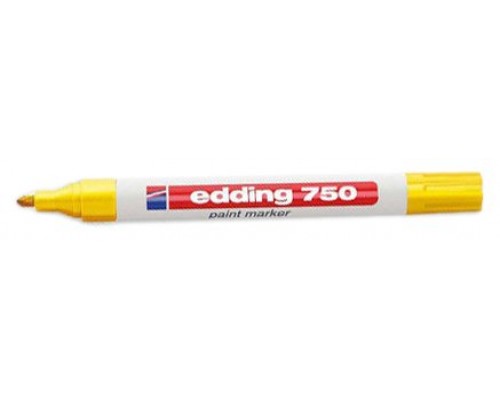 MARCADOR PERMANENTE 2-4MM 750 AMARILLO EDDING 750-5 (MIN10) (Espera 4 dias)