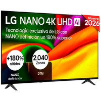 TV LG NANO 4K UHD AI 75NU8E0B3LA 75" 4K UHD 60HZ SMART TV WEBOS HDR10