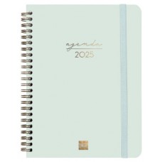 AGENDA 2025 TRENDY ALMA E10 155X212MM SEMANA VISTA HORIZONTAL MENTA FINOCAM 762020325 (Espera 4 dias)