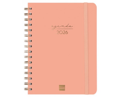 AGENDA 2026 TRENDY ALMA E10 155X212MM SEMANA VISTA HORIZONTAL CORAL FINOCAM 762020526 (Espera 4 dias)