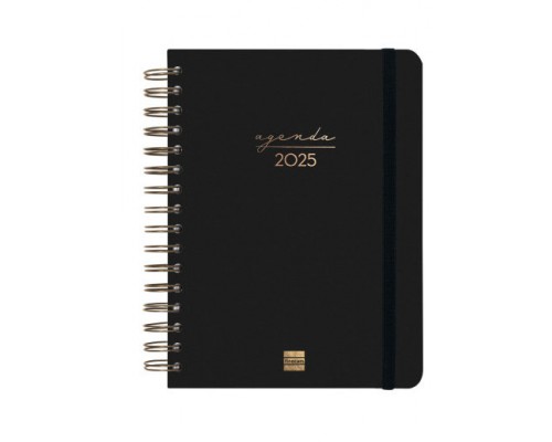 AGENDA 2025 TRENDY ALMA E10 155X212MM DIA PAGINA NEGRO FINOCAM 762040125 (Espera 4 dias)