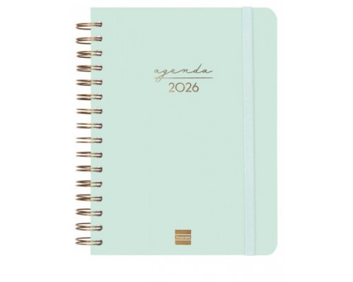 AGENDA 2026 TRENDY ALMA E10 155X212MM DIA PAGINA MENTA FINOCAM 762040326 (Espera 4 dias)