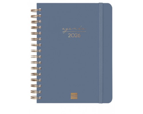 AGENDA 2026 TRENDY ALMA E10 155X212MM DIA PAGINA AZUL FINOCAM 762040426 (Espera 4 dias)