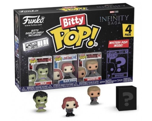 PACK MINI FIGURAS BITTY POP! LOS VENGADORES CLÁSICOS FUNKO BITTY POP REDSTRING 76997 (Espera 4 dias)